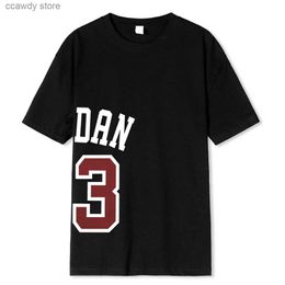 Men's T-Shirts 23 tter Digit Strt Fashion Printing Men Women Cotton High Quality Short Seves Loose Oversized S-3XL T Tops H240507