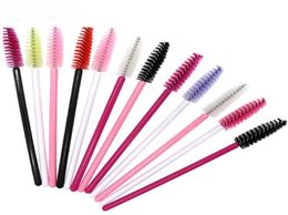 50Pcslot Eyelash Brushes Makeup Brushes Disposable Mascara Wands Applicator Spoolers Eye Lashes Cosmetic Brush Makeup Tools3178254
