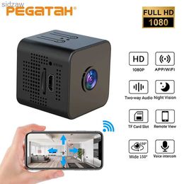 Mini Cameras PEGATAH 1080P Mini WiFi Camera Night Vision Motion Detection IP Camera Visual Remote Control Monitor Portable Wireless Mini Camera WX