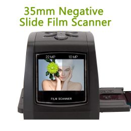 Scanners High Resolution Mini Negative 5mp Film Scanner 35mm 135mm Slide Film Converter Photo Scanner Digital Image Converter 2.4"lcd
