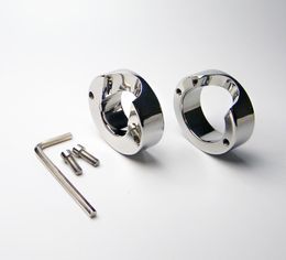 Stainless steel Ball Weight Scrotum Ring Penis cock testis Restraint device Adult sex products 620g Ball Stretcher 2015 NEW1754447