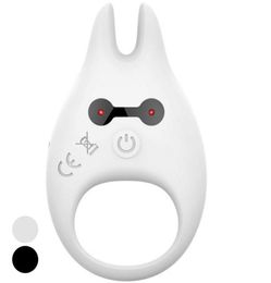 Rechargeable 7 Speed Vibrating Cock Rings Silicone Male Penis Ring Nipples Clamps Clitoris Stimulator In Adult Games For Couples4674763