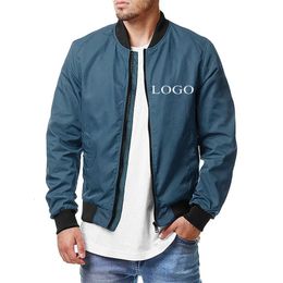 Your Own Design Brand Picture Personalised Custom Anywhere Men Women DIY Bomber Jacket Fashion 240428