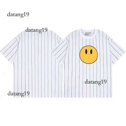 Drew Brand Designer T Shirt Summer Drawdre T Shirt Smiley Face Letter Print Graphic Loose Casual Short Sleeved Draw Draw T-Shirt Trend Smiling Shirt Harajuku 999 387