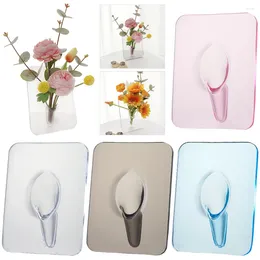 Vases Acrylic Po Frame Vase Simple Desktop Flower Arrangement Ornament Decorative Centrepiece For Home Room Office