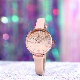 2021 Starry Sky Miboni Quartz Watch Female Amethyst Purple Smart Students Watches Beautiful Exquisite Womens Wristwatches 307p