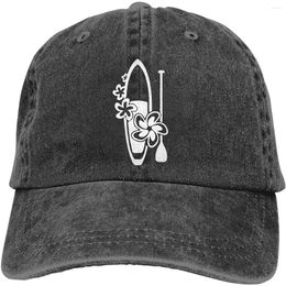 Ball Caps Selling 2024 Cowboy Hats Summer Beach Flower Paddle Surf Board Unisex Adjustable Baseball Cap Denim For Sport Outdoor