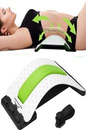 Back Massager Stretcher Lower and Upper Back Pain Relief Massage Tools Lumbar Stretching Device Posture Corrector282Z4667150