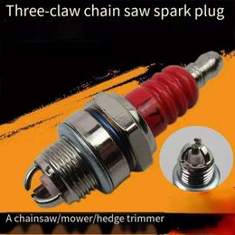Upgrade New Three-sided Pole L7T Gasoline Saw Garden hinery Accessories 2-stroke Chainsaw Mower Spark Plug