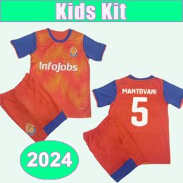 2024 Saiyans Kids Kit Soccer Jerseys ROMAN GINER LUCCA GIO FERINU MANTOVANI PABLO F. Home Orange Child Football Shirts Short Sleeve Uniforms