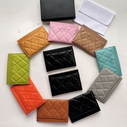 Designer Fashion Wallets Chip card pack Card Holder luxury soft mini Womens Mens Wallet Bag Credit Card Holdersb7