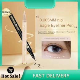 Eyeliner 7 Colors UltraFine Liquid Eyeliner Makeup Waterproof Sweatproof Fast Drying Smooth Lying Silkworm Eye Liner Pen Korean Cosmetic