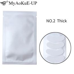 Eyelashes 25/50/100/200/500 No.2 Thick Silicone Eyelash Pad Patch under Eye Pad for Eyelash Extension Silicone Pad Eyelash Extension Tool