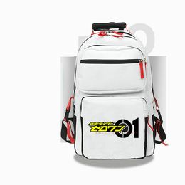 01 backpack Kamen Rider daypack Masked school bag Zero One Cartoon Print rucksack Casual schoolbag White Black day pack