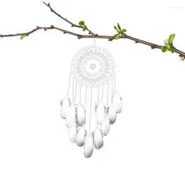 Decorative Figurines Style Dream Catcher Pendant Black And White Feather Creative Decoration Wall Gift