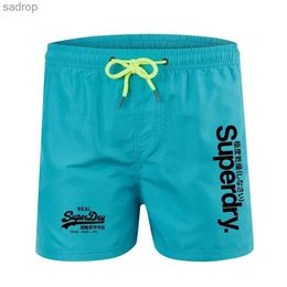 Men's Swimwear Mens breathable swimsuit shorts surfing volleyball drawstring boxing summer S-4XL sexy swimsuit dry low rise casual board shorts XW