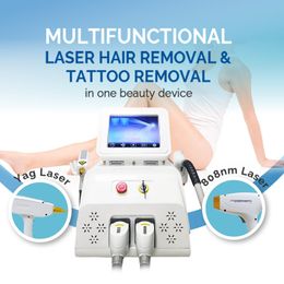 2024 Lastest diode laser hair removal Machine Skin Rejuvenation tattoo removal Beauty Equipment 2 Handles