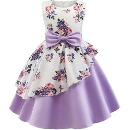 2-9T Girls Flower Dress Banquet Easter Dress Princess dress