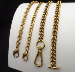 110cm Shoulder Bag Key Chain Luxury Chain Bag Women Messenger Bag Strap Replacement Bags Chain Gold Color High Quality 240428