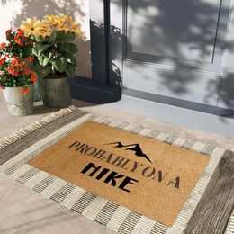 Carpets Probably On A Hike Door Mats For Floor Rubber Anti-Slip Funny Entrance Doormat Outdoor Porch Kitchen Rugs Home Decor