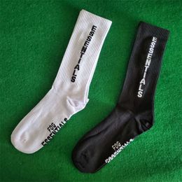 Fog main line letter ess socks long tube cotton high street male and female lovers high top skateboard sports socks trend