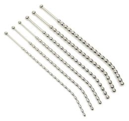 511mm Stainless Steel Urethral Plug Urethral Sound Male Penis Plug Sounding Dilator Erotic Adult sexy Toys for Men3187459