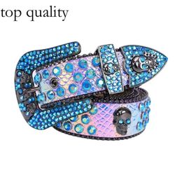 Belts Buckle Belt With Head Skull Luxury For Adult Women Men 143