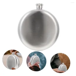 Hip Flasks 5oz/140ml Russian Wine Bottle Liquor Pot Round Whiskey Flask Stainless Steel Alcohol Drinkware Accessories