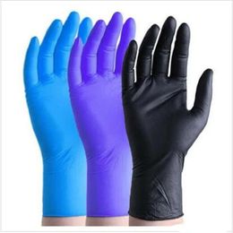 Household Disposable Cleaning Garden Universal Nitrile Wear Resistant Dust-Proof Glove Bacteria Touchless Gloves Bwb3471 s
