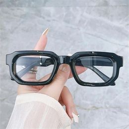 Sunglasses Trendy Small Square Glasses Fashion Vintage Literary Eyeglasses Frame For Women & Men