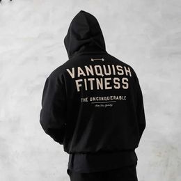 Men's Hoodies Sweatshirts Spring Autumn Fashion Hoody for Men Gym Sports Oversized Pullover Hoodie Bodybuilding Sportswear Training Mens Clothing T240505