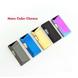 JOBON Fashion Metal Double Arc Rechargeable Electric USB Lighter For Smoking Accessories With Gift Box For Cigarette Lighter