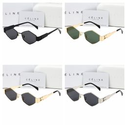 Fashion Luxury Designer Sunglasses CEL 23930 Brand Men;s and Womens Small Squeezed Frame Oval Glasses Premium UV 400 Sunglasses