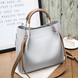 Shoulder Bags Bucket Bag Handbag Fashion Simple Large Capacity Commut Casual Cross Female Pack Brand