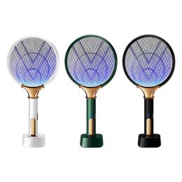 Zappers Electric Fly Swatter Electric Fly Trap Fly Zapper 3000V Zapper Fly Swatter Electric Fly Catcher Fly Zapper Racket with Led Light