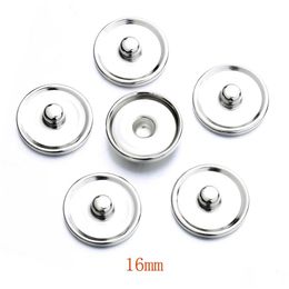 Clasps Hooks Snap Jewellery Accessories Findings Components 12Mm 16Mm 18Mm Metal Buttons For Make Glass Fittings Drop Delivery Dh1J0