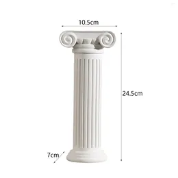 Vases Roman Pillar Plant Stand Statue Organizer Ornaments Greek Column Flower Vase