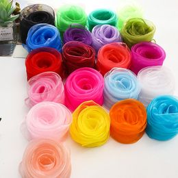 Festival Gifts 70*70Cm Small Square Pure Silk Chiffon Solid Colour Dance Show New Candy-Colored Windproof Women Scarves 21 Colours 0509