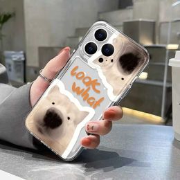 Cell Phone Cases Transparent Phone Case For phone 11 Covers phone 13 14 15 Pro Max 12 XR X Xs 7 8 Plus SE 2020 15promax 14promax Soft Dog Funda