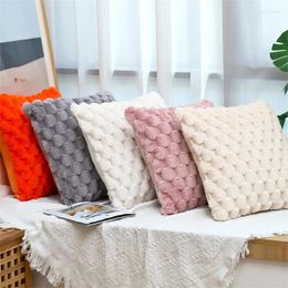 Pillow Super Soft Cozy Decorative Throw Covers Fuzzy Plush Faux Fur Luxury Cover Pillowcase For Sofa Couch Bed JAF092