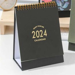 Calendar English Planning Calendar Easy To Remember 2024 Morandi Colour Self-discipline. Multi-function Printed Products Creative Calendar