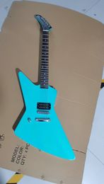 new Electric Guitar rock candy blue 6strings MAPLE Fingerboard Free shipping