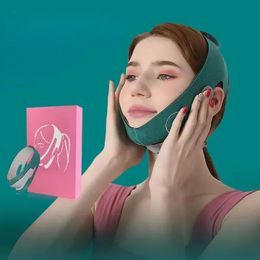 Elastic Face Slimming Bandage V Line Face Shaper Women Chin Cheek Lift Up Belt Facial Massager Strap Face Skin Care Tools Beauty