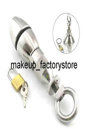 Massage Newest Design Stainless Steel Anal Lock Dilator Openable Plugs Heavy Anus Beads Sex Toys Adult Game8114073