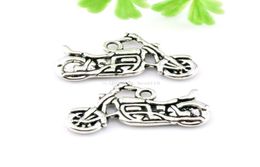 100Pcs lots Alloy Motorcycle Charms Pendants For Jewelry Making Bracelet Necklace DIY Accessories 24x14mm5143817