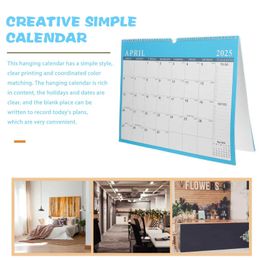Calendar Wall Calendar 2025 for Daily Delicate Clear Printed Hanging Office Supplies Monthly Dating