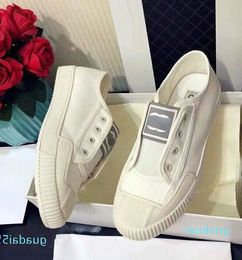 Fashion 2024 Candy Slip-Ons Canvas Color Casual Shoelace Lazy Sapatos