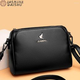 Evening Bags Women High Quality Leather Handbag And Purse Female Retro Shoulder Crossbody Messenger Bag Designer Sac For Ladies