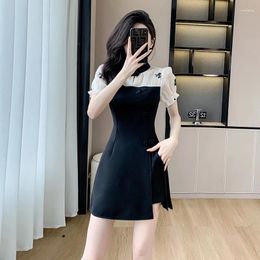 Work Dresses 2024 Summer Chinese Style Women Improved Qipao Dress And Shorts Two Piece Small Fragrance Set Female Outfits