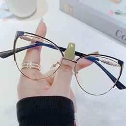 Sunglasses Blue Ray Blocking Anti-Blue Light Glasses Ultralight Eye Protection Frame Eyewear Metal Optical Spectacle Eyeglass Office